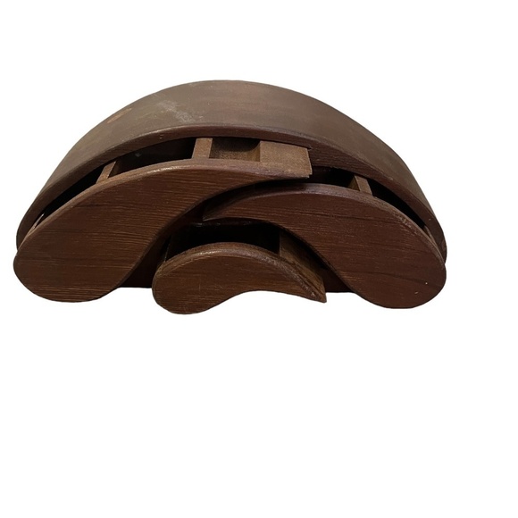 David BurDette Other - Curved Wooden Jewelry Box, Hand Crafted‎ By David Burdette
